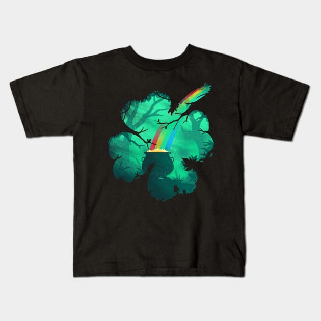 Lucky Spot Kids T-Shirt by stevenlefcourt